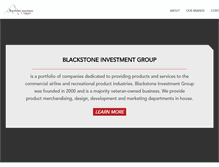 Tablet Screenshot of blackstoneusa.net